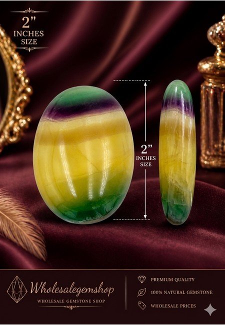 Fluorite Palm Stone - Image 5