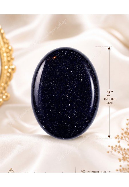 Blue Goldstone Palm Stone - Image 5